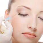 botox injection for the beautiful young woman